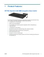 Preview for 7 page of HP POS Keyboard User Manual