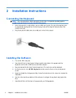 Preview for 8 page of HP POS Keyboard User Manual