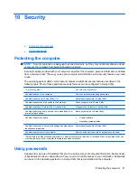 Preview for 59 page of HP Presario CQ56-100 - Notebook PC User Manual