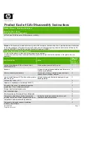 HP ProCurve PCM+ Agent on ONE zl Module Product End-Of-Life Disassembly Instructions preview