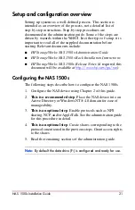 Preview for 21 page of HP ProLiant StorageWorks NAS 1500s Installation Manual