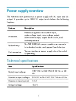 Preview for 4 page of HP PSR1800-56A User Manual