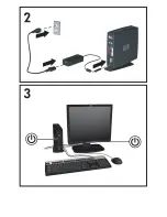 Preview for 2 page of HP t5550 - Thin Client Getting Started Manual