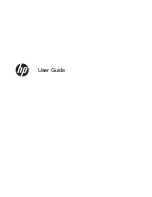 HP Tablet User Manual preview