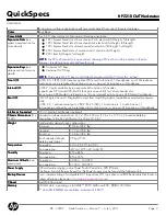 Preview for 3 page of HP Workstation Z210 CMT Specifications