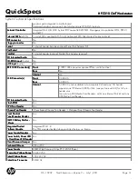 Preview for 14 page of HP Workstation Z210 CMT Specifications