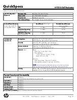 Preview for 19 page of HP Workstation Z210 CMT Specifications