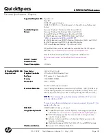 Preview for 38 page of HP Workstation Z210 CMT Specifications