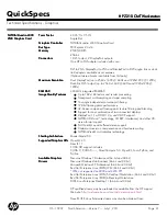 Preview for 41 page of HP Workstation Z210 CMT Specifications