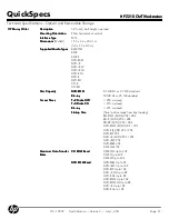 Preview for 47 page of HP Workstation Z210 CMT Specifications