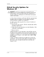 Preview for 112 page of HP Ze1210 - Pavilion - Athlon XP 1.2 GHz Hardware And Software Manual