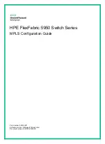 HPE FlexFabric 5950 Series Configuration Manual preview