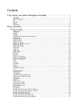 Preview for 3 page of HPE FlexNetwork 7500 Series Network Management And Monitoring Command Reference