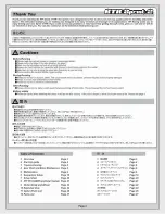 Preview for 2 page of HPI Racing Sprint 2 sport Instruction Manual