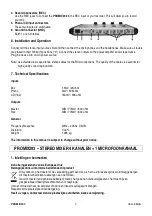 Preview for 3 page of HQ Power PROMIX303 Manual