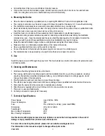 Preview for 3 page of HQ Power VDLL300TS User Manual