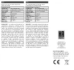 Preview for 2 page of HR Matic B.RO Star Quick Start Manual