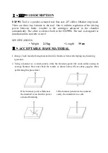 Preview for 4 page of HSINHO EXP951 Operator'S Manual