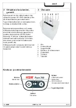 Preview for 103 page of HSM Pure 740 Operating Instructions Manual