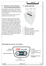 Preview for 130 page of HSM Pure 830 Operating Instructions Manual