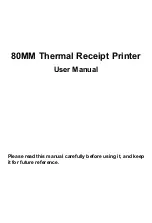 Preview for 1 page of HSPos 80MM User Manual