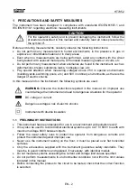 Preview for 4 page of HT Italia HT7052 User Manual