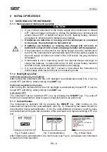 Preview for 10 page of HT Italia HT7052 User Manual