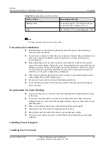 Preview for 52 page of Huawei 50082920 Hardware Installation And Maintenance Manual