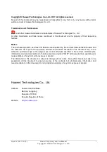 Preview for 2 page of Huawei AP7052DN Hardware Installation And Maintenance Manual