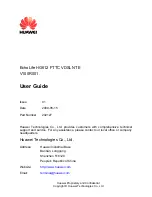 Preview for 2 page of Huawei EchoLife HG612 User Manual