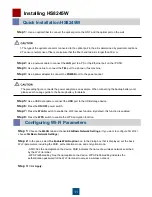Preview for 12 page of Huawei EchoLife HS8245W Installation Manual