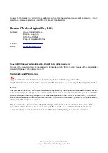 Preview for 2 page of Huawei EMUA Series User Manual