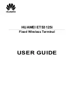 Huawei ETS3125i User Manual preview