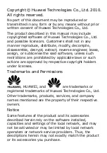 Preview for 2 page of Huawei G6150 User Manual