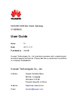 Preview for 2 page of Huawei HG523a User Manual