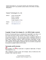 Preview for 3 page of Huawei HG655a User Manual
