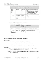 Preview for 254 page of Huawei iManager NetEco 6000 Device Installation And Commissioning Manual