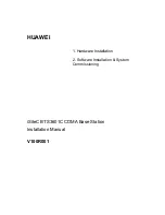 Huawei iSiteC BTS3601C Installation Manual preview