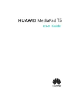 Huawei MediaPad T5 User Manual preview