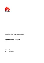 Preview for 1 page of Huawei MU609 Application Manual