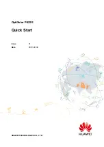 Huawei OptiXstar P622E Quick Start Manual preview