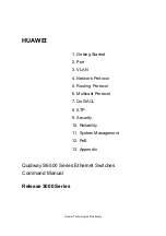 Huawei Quidway S6500 Series Command Manual preview