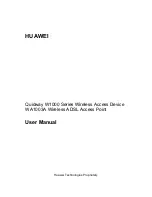 Preview for 2 page of Huawei Quidway WA1003A User Manual