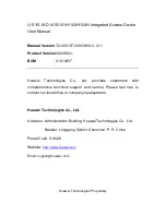 Preview for 2 page of Huawei U-SYS IAD 101H User Manual