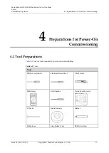 Preview for 24 page of Huawei V200R003C10 Commissioning Manual