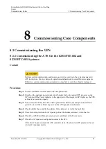 Preview for 61 page of Huawei V200R003C10 Commissioning Manual