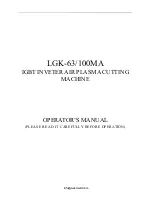 HUAYUAN LGK-63/100MA Operator'S Manual preview