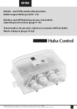 Huba Control 699M Operating Instructions Manual preview