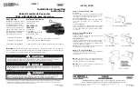 Preview for 1 page of Hubbell 228FTV Installation & Operating Instructions