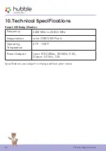 Preview for 26 page of Hubble Nursery Pal Glow User Manual